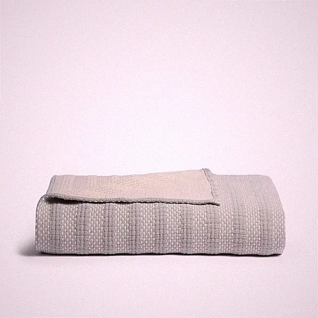Desert Stripe Bed Blanket Queen/King Cove - Parachute