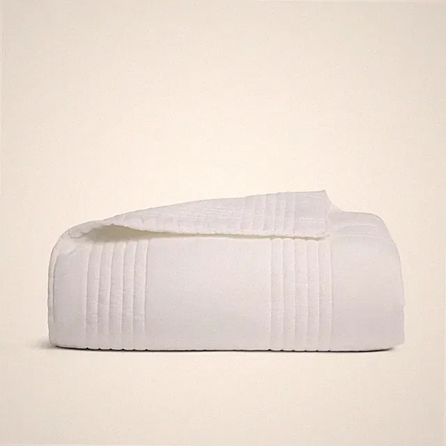 Full/Queen Relaxed Linen Quilt White - Parachute