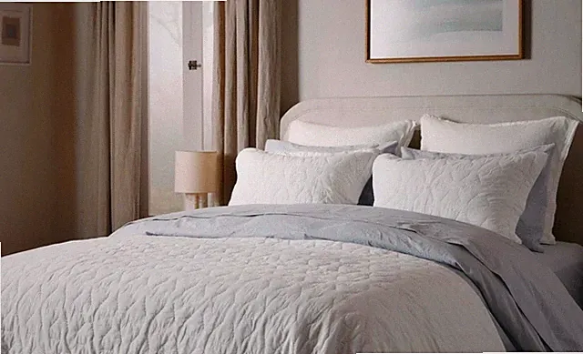 New PARACHUTE Set Of 2 Soft Stitch Organic Cotton Pillow Shams Size Standard