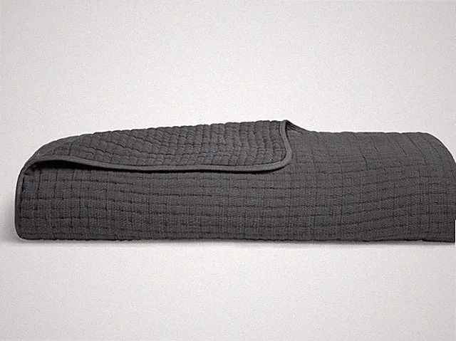 NWD $289 Parachute Air Organic Cotton Quilt Pebble Gray Full/Queen