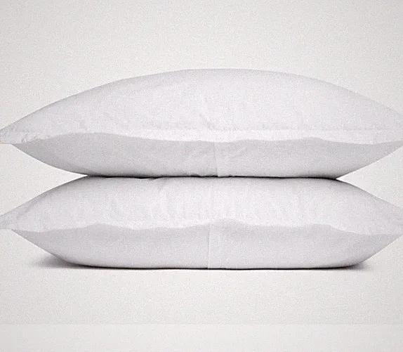 NWOT $79 PARACHUTE Brushed Cotton STANDARD Pillow Shams Set(2) WHITE