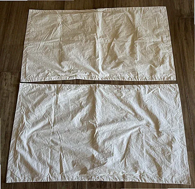 NWOT $89 PARACHUTE Brushed Cotton KING Pillow Shams Set(2) Tan