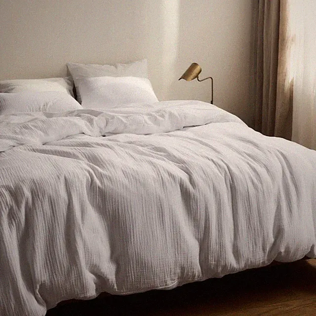 NWT $289 & $79 PARACHUTE Organic Cloud Cotton QUILT & SHAMS White QUEEN