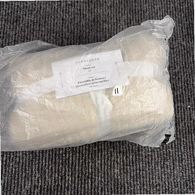 NWT PARACHUTE 100% Cotton Desert Sham set King Bone Brown #11
