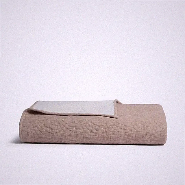 Palm Jacquard Bed Blanket Queen/King Pecan - Parachute
