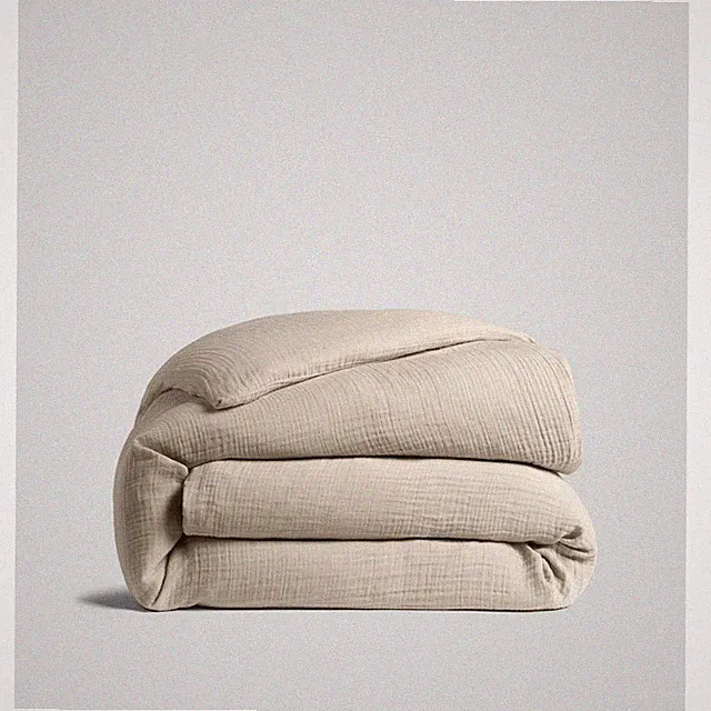 Parachute Cloud Cotton Full/Queen Duvet Cover Natural 4-Ply Gauze Bedding