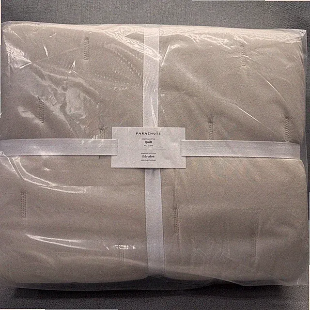 PARACHUTE ESSENTIAL COTTON QUILT FULL/QUEEN BONE