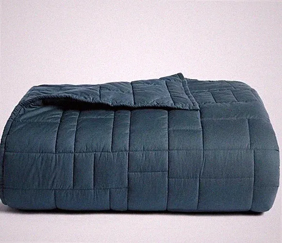 Parachute King / California King Cozy Block Quilt - COVE