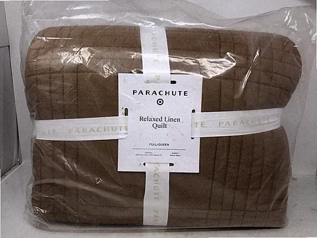 Parachute Relaxed Linen Quilt Full/Queen Pecan
