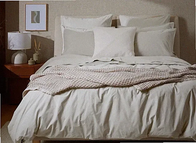 Parachute Waffle Cotton Throw Blanket Putty