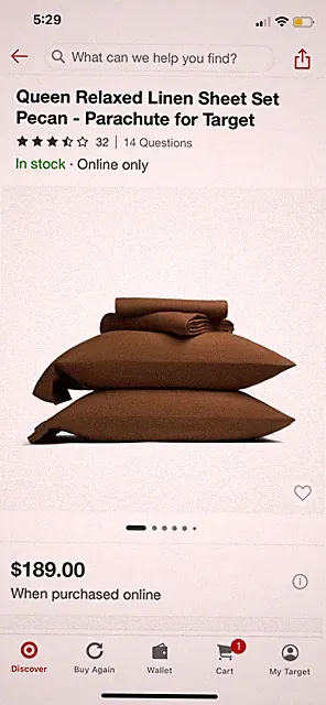 Queen Relaxed Linen Sheet Set Pecan Parachute Best For Hot Or Cool Sleepers