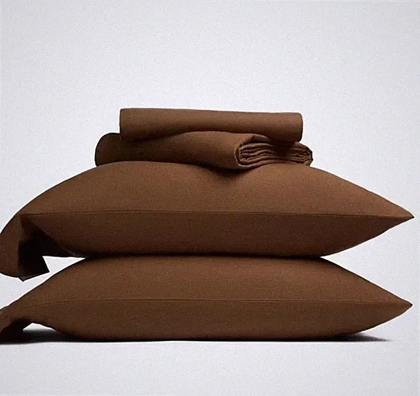 Queen Size Relaxed Linen Sheet Set Pecan - Parachute