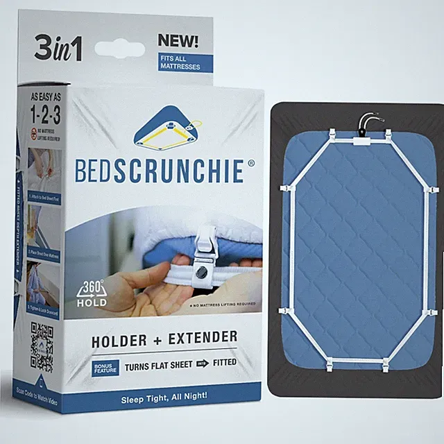 Secure Bed Sheet Straps - Strong Grip - Mattress Extender